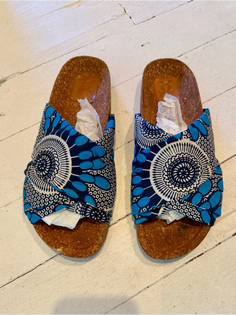 Figue cork and cotton slides